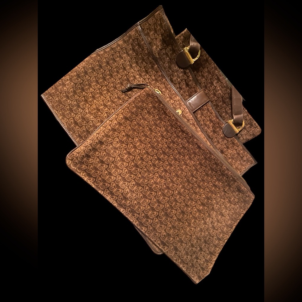 NWOT Vintage Bottega Veneta butterfly print shoulder bag